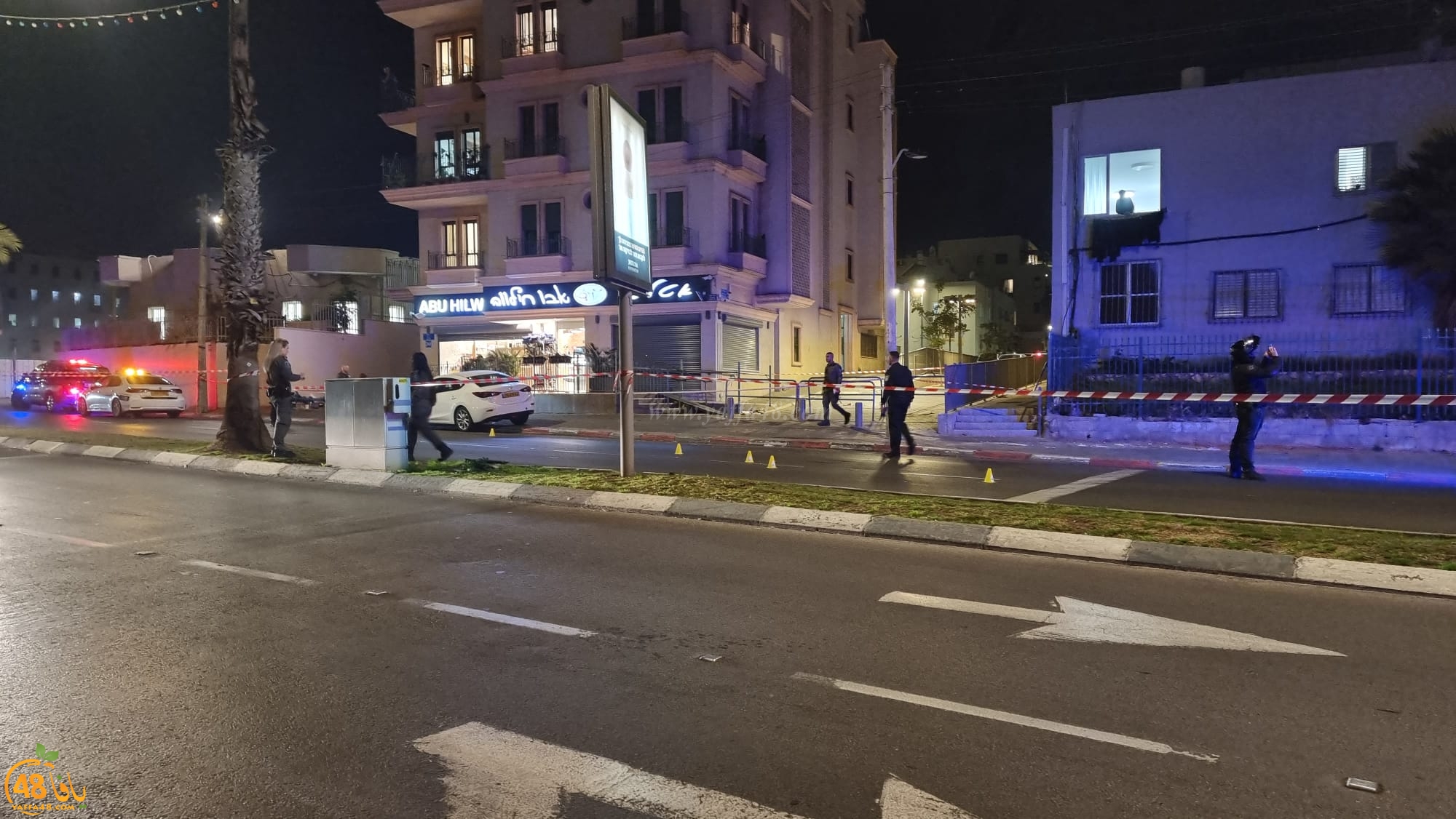 يافا: اغلاق مقطع من شارع ييفت الرئيسي بعد حادثة اطلاق نار